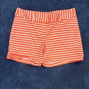 Vineyard Vines Striped Shorts - Coral and White